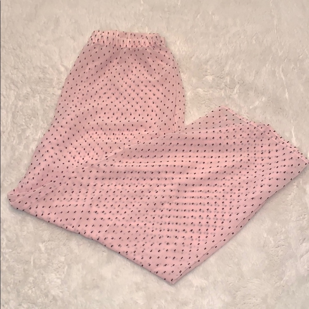 Pink Oscar de la Renta Pink Label pajama pant